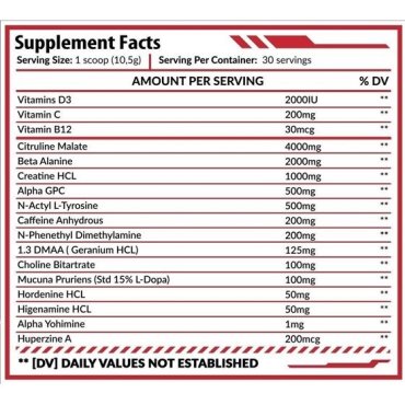 HERO NUTRITION - RED ALERT 315 G Hero Nutrition